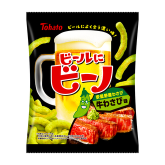 東ハト、「ビールにビーノ・牛わさび味」を期間限定発売