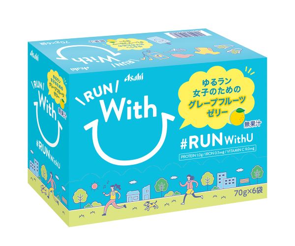 アサヒ飲料、パウチゼリー飲料『RUN WithU』を全国のECチャネル限定で発売
