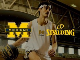 スポルディング・ジャパン、ミシガン大学とコラボしバスケットボール2アイテム・ミニゴールを発売