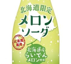 伊藤園、「らいでんメロン」の果汁を使用した炭酸飲料「メロンソーダ」を北海道限定で発売
