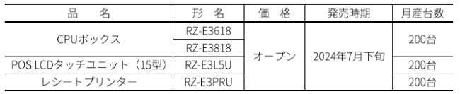 シャープ、POSターミナルを発売