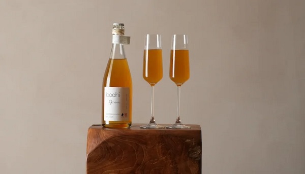 アイシン、「Makuake」にてSPARKLING TEA WINE「bodhi9(nava)」を100本限定販売