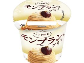 北海道乳業、「マロンを味わうモンブラン風プリン」を発売