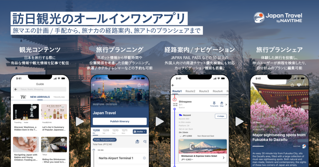 ナビタイムジャパン、「Japan Travel by NAVITIME」で「スポットランキング」機能を提供開始