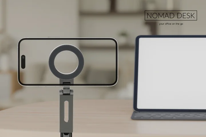 ノマドデスク、スマートフォンを固定できるホルダー「NOMAD STAND GO EDGE」を発売