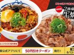 松屋フーズ、「松屋」で「牛ビビン丼」・「2種盛牛焼肉丼」を発売