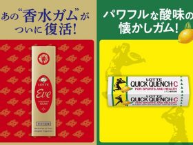 ロッテ、「イブ」と「クイッククエンチ-Cガム」を発売