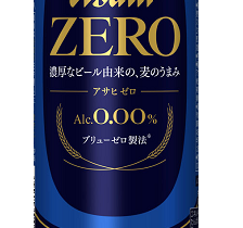 アサヒ、アルコール分0.00%のノンアルコールビールテイスト飲料「アサヒゼロ」の缶500mlを発売