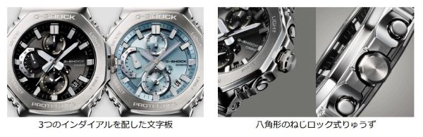 カシオ、耐衝撃ウオッチ「G-SHOCK」からクロノグラフを採用したアナログフルメタルモデル「GMC-B2100」を発売