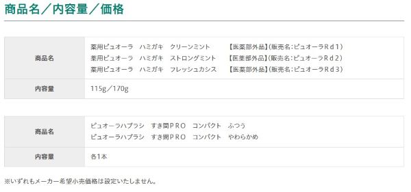 花王、「薬用ピュオーラ ハミガキ」と「ピュオーラハブラシ すき間PRO」を発売