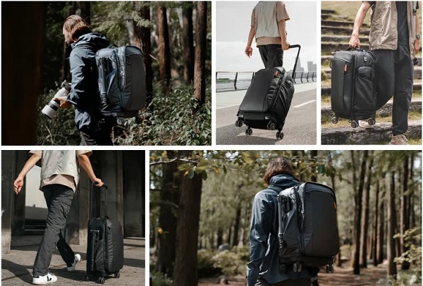 セキド、PGYTECHから2wayで使えるカメラ用トロリーバッグ「Roller Camera Backpack」を発売