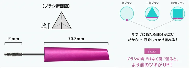 イミュ、デジャヴュ「塗るつけまつげ」自まつげ際立てタイプの限定色「パールオランジェ」を発売