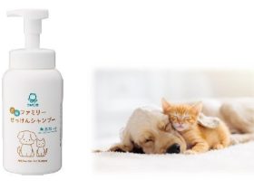 シャボン玉石けん、「犬猫ファミリーせっけんシャンプー」を通信販売限定で発売