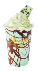 リンツ、リンドール「ダークミント」が丸ごと1粒入った「クラッシュチョコミント ショコラドリンク」を期間限定発売