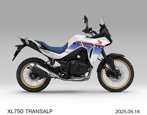 ホンダ、「XL750 TRANSALP」の一部仕様を変更するとともに新色を追加して発売