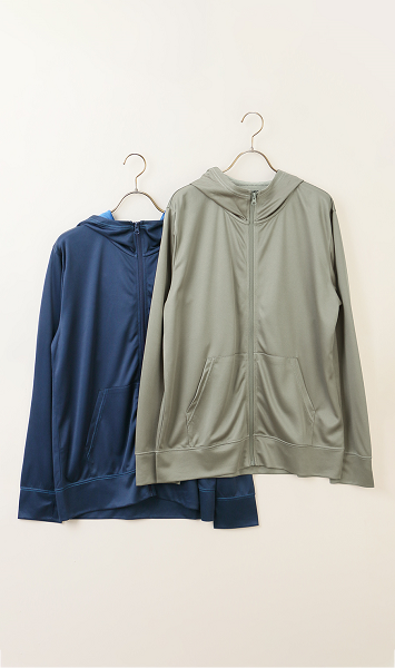 青山商事、「着るヒヤロン」とコラボしドライメッシュパーカーを発売