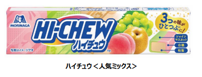 森永製菓、「ハイチュウ＜人気ミックス＞」「ハイチュウプレミアム＜北海道メロン＞」を期間限定発売