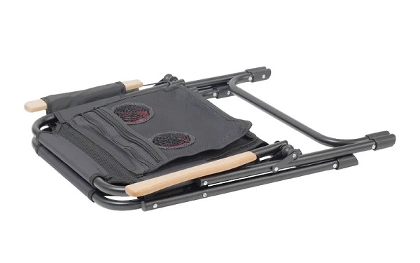 サンコー、背もたれから風が吹くアウトドアローチェア「ツインファンで蒸れずに快適『セナクール アウトドアチェア』」を発売