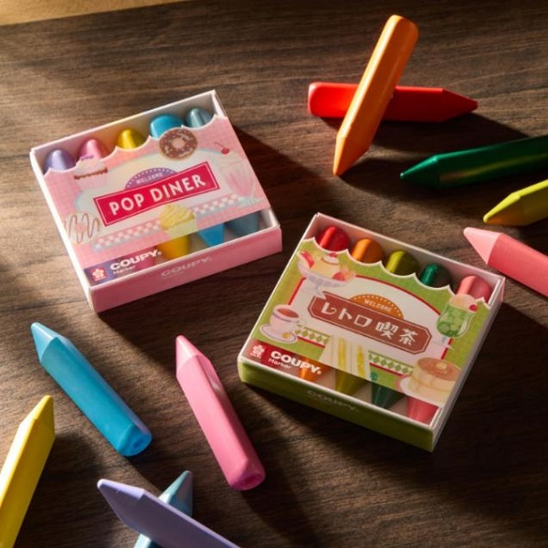 サクラクレパス、「クーピー マーカー5 レトロ喫茶/ポップダイナー」を販売開始