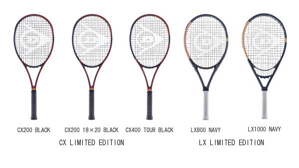 ダンロップスポーツ、ダンロップテニスラケット「CX」・「LX」シリーズの数量限定デザインを発売