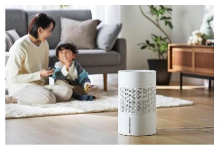 アイリスオーヤマ、工具を使わずに本体からファンなどを取り外し水洗いできる「気化式加湿器 enemist」を発売