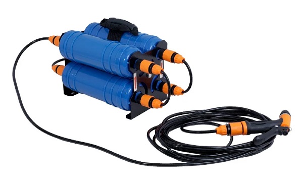 サンコー、「水道に取り付けるだけで純水になる純水器『水シミZERO』」を発売