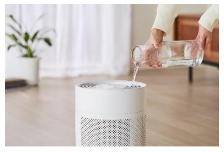 アイリスオーヤマ、工具を使わずに本体からファンなどを取り外し水洗いできる「気化式加湿器 enemist」を発売