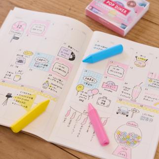 サクラクレパス、「クーピー マーカー5 レトロ喫茶/ポップダイナー」を販売開始