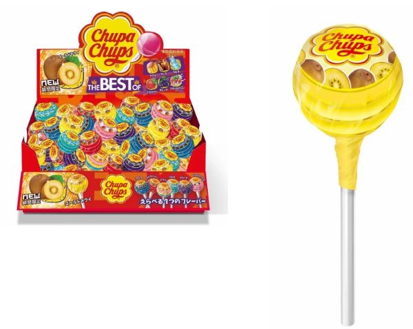 クラシエ、期間限定フレーバー「ゴールドキウイ」加えた「チュッパチャプス ザ・ベスト・オブ・フレーバー」を販売