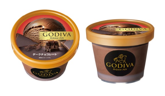 ゴディバ、ゴディバ カップアイス「ダーク チョコレート/ダブルベリー チーズケーキ」を発売