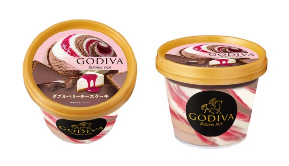 ゴディバ、ゴディバ カップアイス「ダーク チョコレート/ダブルベリー チーズケーキ」を発売