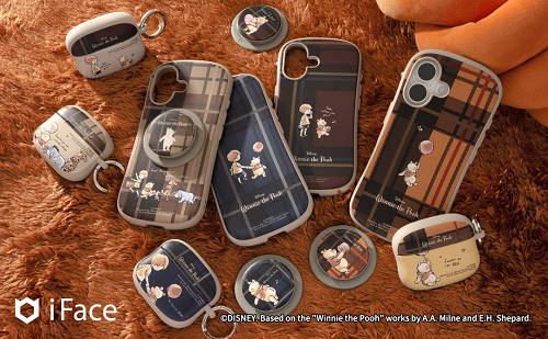 Hamee、「iFace」から「くまのプーさん」デザインのモバイルアクセサリーを発売