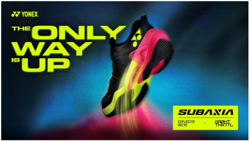 ヨネックス、バドミントンシューズ「SUBAXIA GT」を世界同時発売