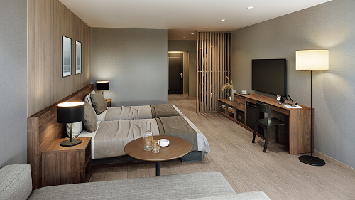 パナソニック ハウジングソリューションズ、宿泊施設用木質仕上材「ボアシス防音タイプ ホテル用」を発売