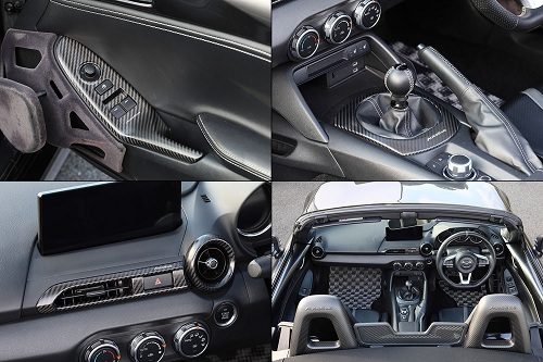 オートエクゼ、「カーボンインテリアパネルセット」を発売