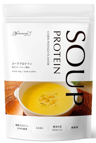 Ｄｒ．トレーニング、現代女性の複合的な不調にアプローチする新商品「ＳＯＵＰ　ＰＲＯＴＥＩＮ（スーププロテイン）粒入りコーンスープ風味」を発売