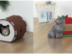 コメリ、オリジナルブランド「Pet ami」からフェルトハウスと新デザインの猫の爪とぎを販売開始