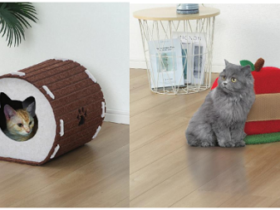 コメリ、オリジナルブランド「Pet ami」からフェルトハウスと新デザインの猫の爪とぎを販売開始