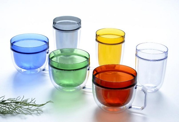 小久保工業所、AS樹脂製ダブルウォール構造で結露しにくい「Polka マグ/グラス」各6色を発売