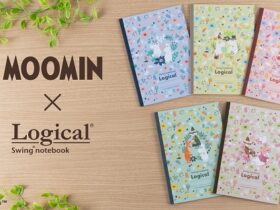 ナカバヤシ、ムーミンデザインのノート「スイング・ロジカルノート セミB5 ムーミン ブルームシリーズ 5冊パック」を発売
