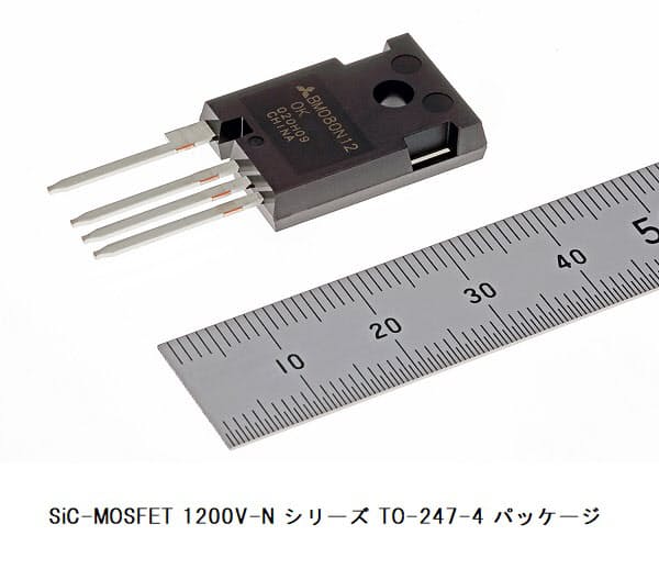 三菱電機、パワー半導体「SiC-MOSFET 1200V-Nシリーズ TO247-4パッケージ」6品種をサンプル提供開始