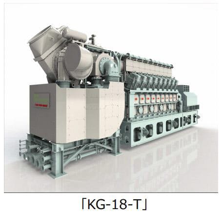 川崎重工、2段過給システムを搭載した7.5MW級新型ガスエンジン(1基)を受注