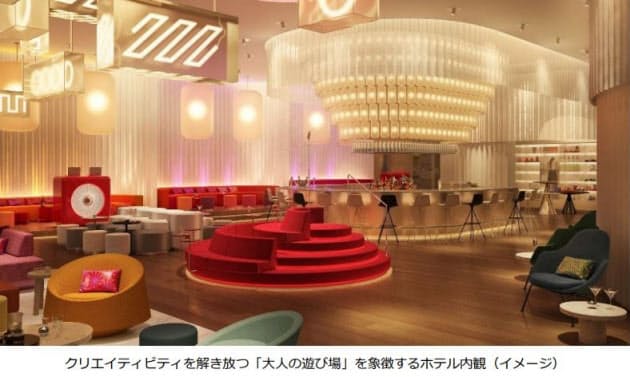 積水ハウスとマリオット、ラグジュアリー・ライフスタイルホテル「W Osaka」を3月に開業