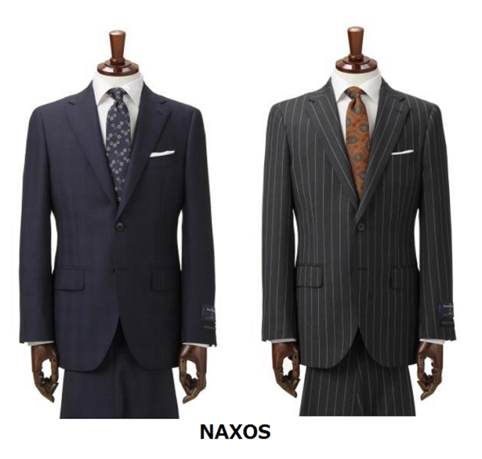 青山商事、伊の老舗生地メーカー「Ermenegildo Zegna」が生産する生地を使用したスーツ「NAXOS」