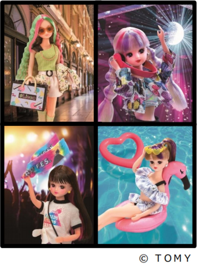 タカラトミー、着せ替え人形「リカちゃん」の「#Licca（ハッシュタグリカ）」シリーズ第2弾の商品4種