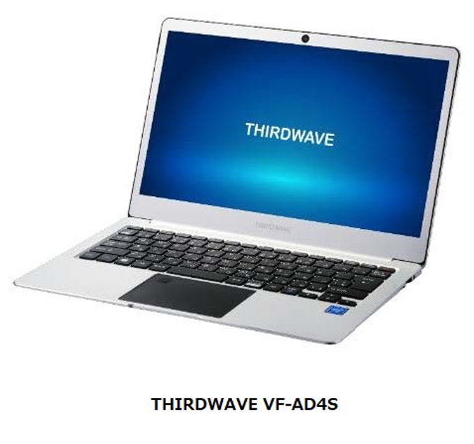 サードウェーブ、ドスパラの3万円台ノートPC Celeron N4120搭載「THIRDWAVE VF-AD4S」