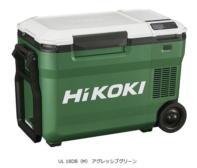 工機HD、「HiKOKI(ハイコーキ)」から冷蔵と冷凍が同時にできるコードレス冷温庫 UL 18DB