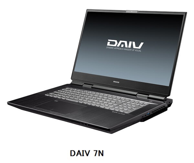 マウスコンピューター、パソコンブランド「DAIV」のフラッグシップモデル「DAIV 7N」