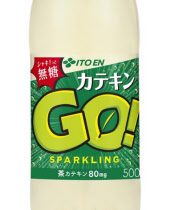 伊藤園、カテキンが摂れる無糖炭酸水「カテキン GO!SPARKLING」