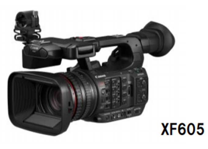 キヤノン、業務用4Kビデオカメラ「XF605」